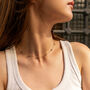 Zultanite Beads Sterling Silver Satellite Necklace, thumbnail 1 of 5