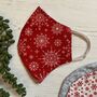 Snowflake Face Mask With Hepa Filter And Pouch, thumbnail 4 of 8