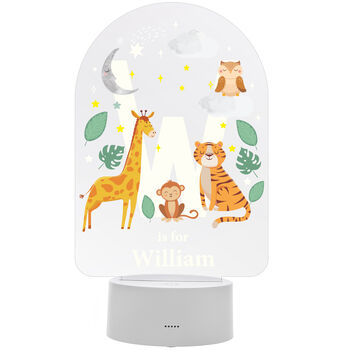 Gifts For Children Cute Baby Animals Alphabet Light, 5 of 8