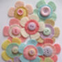 Pinks And Yellows Felt Flower Sewing Kit, thumbnail 6 of 7