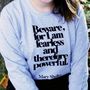 Children's Slogan 'Fearless' Sweatshirt, thumbnail 3 of 3