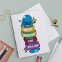 Personalised Monster Father's Day Card, thumbnail 3 of 3
