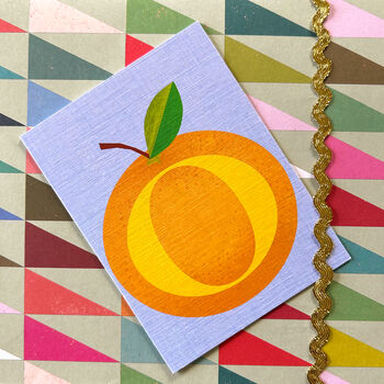 Mini O For Orange Card, 3 of 5