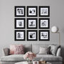 Square Black Frame Gallery Wall Collection, thumbnail 1 of 6