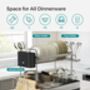 Two Tier Dish Drying Rack Steel Drainer Shelf, thumbnail 5 of 8