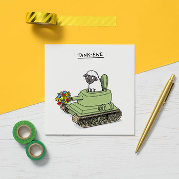 Tank Ewe Card, 2 of 2