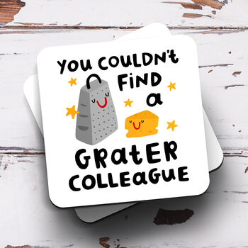 Personalised Mug 'You Couldn't Find A Grater Colleague', 3 of 3