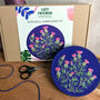 Scottish Thistles Embroidery Kit, thumbnail 2 of 8