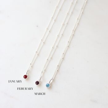 Birthstone Necklace, 2 of 4