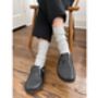 Light Grey Marl Snow Socks, thumbnail 1 of 6