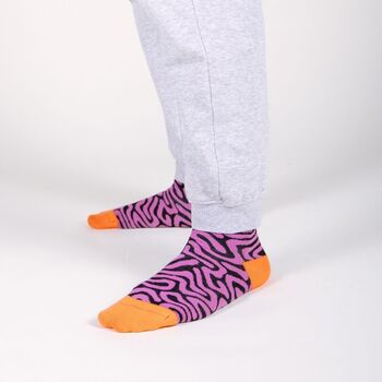 Roots Purple Afropop Socks, 2 of 5