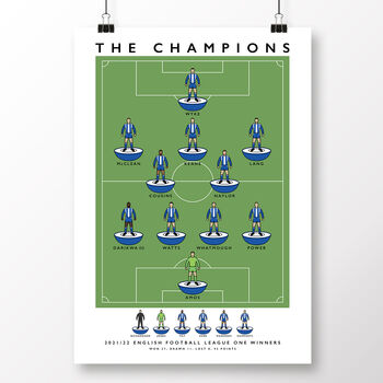 Wigan Athletic The Champions 21/22 Poster, 2 of 8