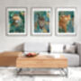 Tiger And Gold Jungle With Sunglasses Wall Art Print, thumbnail 5 of 7