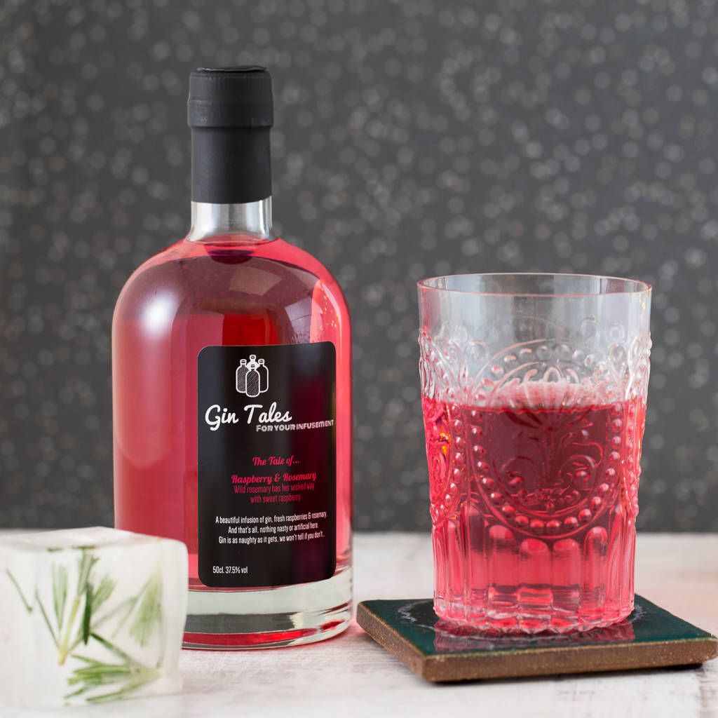 Raspberry And Rosemary Gin, 1 of 3