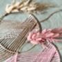 Dried Flower Wreath Macrame Wall Hanging, thumbnail 7 of 7