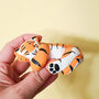 Tiger 'shelf sitter' Orange, thumbnail 5 of 7