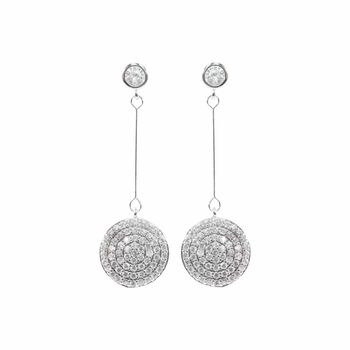 Sparkly Disc Drop Earrings, 2 of 7