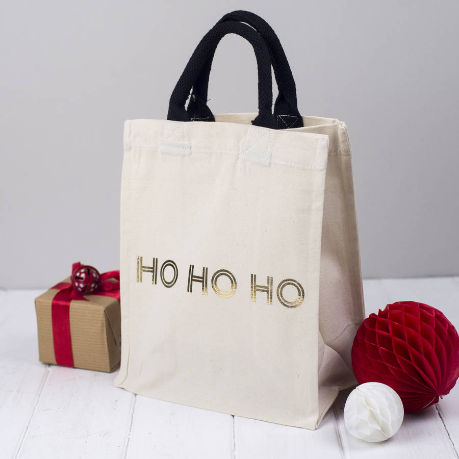Christmas Gift Bag Ho Ho Ho By The North Kind