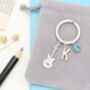 Guitar Personalised Keyring, Music Teacher Gift, thumbnail 3 of 8