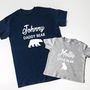 Daddy Bear Father's Day T Shirt Set, thumbnail 1 of 11