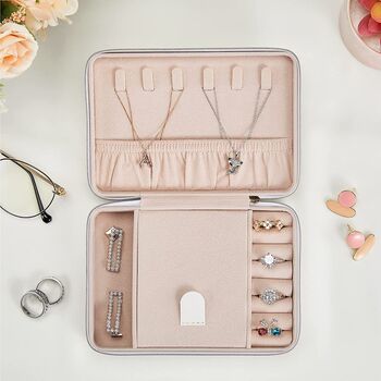 Small Portable Travel Jewellery Stoage Box, 6 of 11