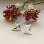 Sterling Silver Lightning Stud Earrings, thumbnail 1 of 3