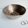 A Handmade Gold Ceramic Ring Dish, thumbnail 1 of 11