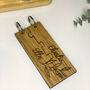 Oak Personalised Keyring For Couples, thumbnail 2 of 4