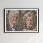 Personalised Wedding Anniversary Mosaic Portrait, thumbnail 1 of 12