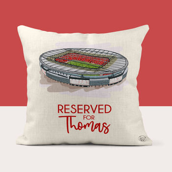 Personalised Arsenal Fc Cushion Cover, 2 of 2