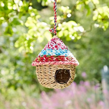 Round Recycled Cotton Birdhouse, 7 of 10