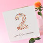 Love Hearts Cotton 2nd Anniversary Card, thumbnail 1 of 2