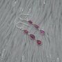 Ruby Earrings Dangle Drop, thumbnail 3 of 8