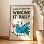 'Winging It Daily' Print, thumbnail 1 of 3