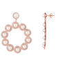 The Gatsby Pearl Plated Silver Earrings, thumbnail 5 of 8