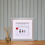 'Stole my Heart' Personalised Pebble Art Fathers Day, thumbnail 5 of 7