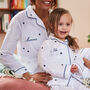 Personalised Mum And Child Navy Star Pyjama Set, thumbnail 1 of 11