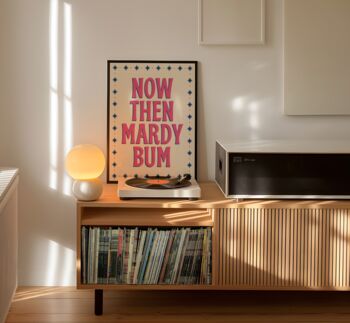 Mardy Bum Lyrics Wall Art Print Music Gallery, 5 of 10