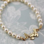 Pearl Bracelet With Bird Detail, thumbnail 5 of 5