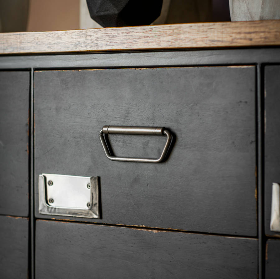 black apothecary chest by rose & grey