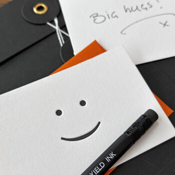 'Little Smiles' Letterpress Pocket Mini Notecards, 4 of 6