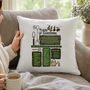 50th Birthday Gift For Gardeners Personalised Cushion, thumbnail 2 of 10