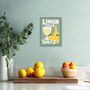 Bobble Frame Limoncello Spritz Print, thumbnail 5 of 6