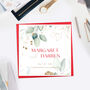 Eucalyptus Personalised Wedding Card, thumbnail 5 of 6