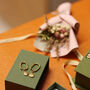 Gold Spade Charm Huggie Hoop Earrings, thumbnail 1 of 6