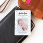 Personalised New Baby Wallet Metal Photo Cards, thumbnail 2 of 4