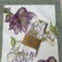 Winter Hellebore Botanical Art Tea Towel, thumbnail 2 of 2