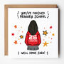 Customisable 2026 School Leavers Card For Girls, thumbnail 6 of 8