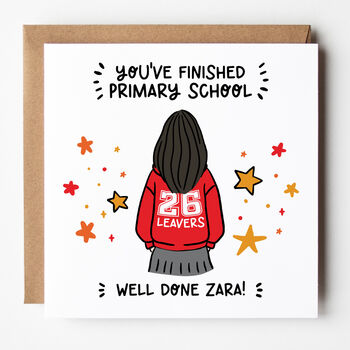 Customisable 2026 School Leavers Card For Girls, 6 of 8