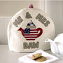 Personalised American Flag Tea Pot Cosy Gift, thumbnail 1 of 11